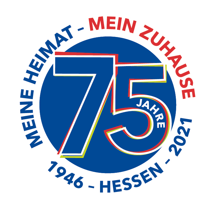Logo 75 Jahre Hessen